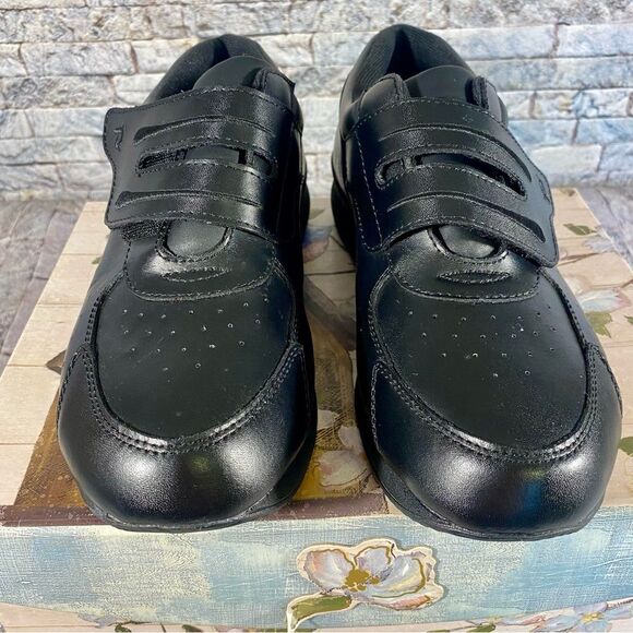 Propét Tour Walker 2 Strap Sneakers Black Work Loafers Womens Size 9 - Picture 3 of 11